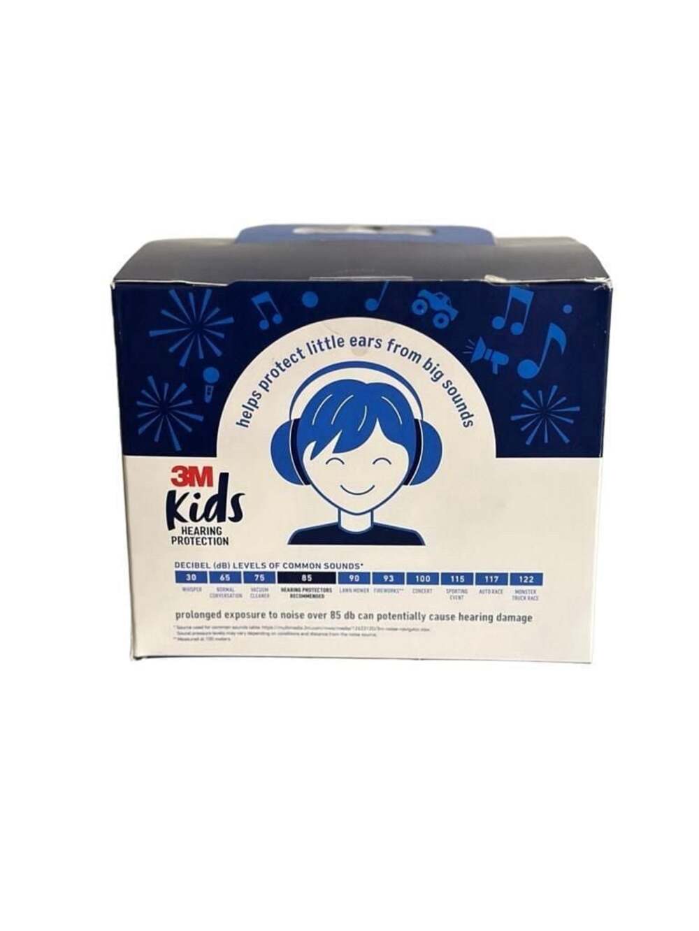 3M Kids Hearing Protection Ear Muffs Blue Pkidsb-Blu